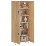 Highboard Sonoma Oak 69,5x34x180 cm Engineered Wood 3199716