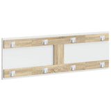 Wall-Mounted Headboard DELFT Sonoma Oak Engineered Wood 897167