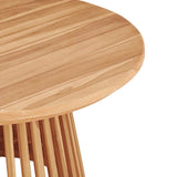 Side Table Brown 70 x 70 x 40 cm Solid Teak Wood 42006350