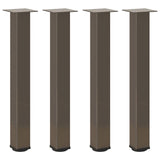 ZNTS Coffee Table Legs 4 pcs Natural Steel 72-74 cm Steel 4012471