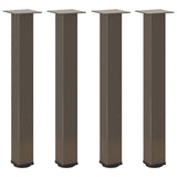 Console Table Legs 4 pcs Natural Steel 72-74 cm Steel 4012471