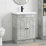 Bathroom Furniture Set Concrete Grey 56 x 37.5 x 81 cm 3404167