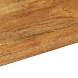 Table Top 70x40x2.5 cm Rectangular Solid Wood Mango 371577