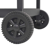BBQ Charcoal Smoker with Bottom Shelf Black 43048