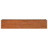 Garden Raised Bed Rusty 240x40x45 cm Corten Steel 151954