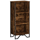 Bookcase Smoked Oak 50x31x106 cm Engineered Wood 848606