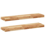 Floating Shelves 2 pcs 80x20x4 cm Oil Finished Solid Wood Acacia 3279584
