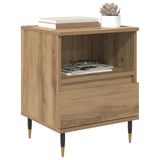Bedside Cabinet with Drawer 2 pcs Artisan Oak 40 x 35 x 50 cm 882652