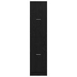 Apothecary Cabinet Black oak 40 x 41 x 174.5 cm Engineered wood 3365626