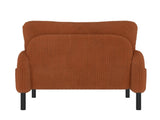 GOMYWAY corduroy fabric, comfortable monochrome single person wide seat chair, suitable for living W2678P422247