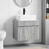 Bathroom Furniture Set Grey Sonoma Engineered Wood 3404296