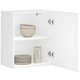 Kitchen Wall Cabinet Porto White Engineered Wood 854037