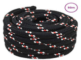 Boat Rope 50 m 3 Black and Red PP 42029560