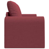 Sofa Bed Wine red 148 x 71 x 83 cm Fabric 4106676