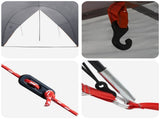 Tailgate Awning Water-resistant Grey and Orange 42028561