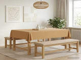 Table Cloth 5 pcs Rectangular Beige 140 x 160 cm 42040453