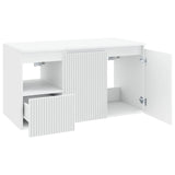 Bathroom Furniture Set 2 pcs White Engineered Wood 3404114