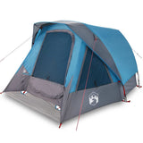 Family Tent Cabin 6-Person Blue Waterproof 4100668