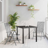 Garden Dining Set 3 pcs Anthracite Powder-Coated Steel 3379289