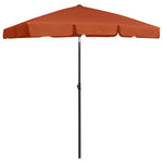 Beach Parasol Terracotta 180x120 cm 314724