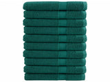 Premium Towels SOLUND 10 pcs Green 100x200 cm 600 gsm 137343