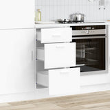 Bottom Cabinet Lyon White 40x46x81.5 cm Engineered Wood 854211