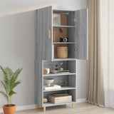 Hanging Wall Cabinet Grey Sonoma 69.5x34x90 cm 817382