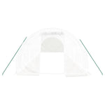 Greenhouse with Steel Frame White 30 m² 10x3x2 m 3188053