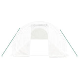 Greenhouse with Steel Frame White 30 m² 10x3x2 m 3188053