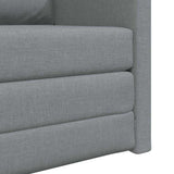 Sofa Bed Light Grey 74 x 77 x 81 cm Fabric 4106621