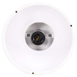 Industrial Ceiling Lamp White E27 Mango Wood 320524