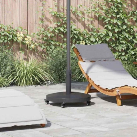 Outdoor Umbrella Base Dark grey 48 x 48 x 32 cm Steel, Concrete 42010016