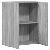 File Cabinet Grey Sonoma 60x32x77.5 cm Engineered Wood 840770