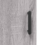 Highboard Grey Sonoma 69.5x34x180 cm Engineered Wood 3195689