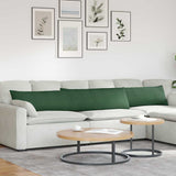 Sofa Pillows 2 pcs Dark Green 200 x 40 cm Corduroy Fabric 42013908