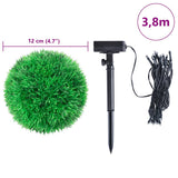 Artificial Boxwood Balls with LED Lights 4 pcs Green 12 cm 3335904