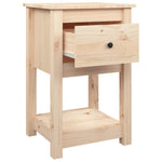 ZNTS Bedside Cabinets 2 pcs 40x35x61.5 cm Solid Wood Pine 821730