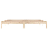Bed Frame without Mattress Solid Wood Pine 200x200cm 810385