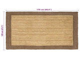 Area Rugs Grey 120 x 170 cm Jute 42010670
