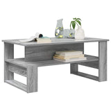 Coffee Table Grey Sonoma 90 x 50 x 40 cm Engineered Wood 8000217