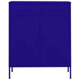 Storage Cabinet Navy Blue 80x35x101.5 cm Steel 336154