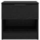 Bed Cabinet 2 pcs Black Oak 40 x 39 x 40cm Engineered Wood 880518