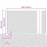 Welded Wire Fence 25 x 1.2 m PVC-Coated Steel Grey Mesh 3336861