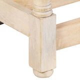 Dining Table Round 110x76 cm Solid Mango Wood 321700
