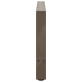 Coffee Table Legs Natural Steel 2 pcs 70x cm Steel 4013291