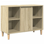ZNTS 3 Piece Bathroom Furniture Set Sonoma Oak Engineered Wood 3325079