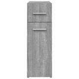 Apothecary Cabinet Grey Sonoma 20x45.5x60 cm Engineered Wood 815865