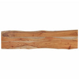 Table Top 180x40x2.5 cm Rectangular Solid Wood Acacia Live Edge 370617