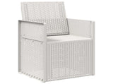 Garden Dining Chairs 2 pcs White PP 899963