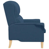 Armchair Blue 76 x 94 x 102 cm Fabric 42009847